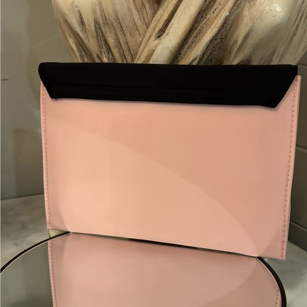 NEW made for Prada Beauty Neoprene Pink + Black Cosmetic Envelope Pouch - Picture 2 of 8